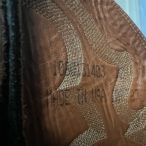 Nocona 12D ostrich leg western boots, black - Picture 11 of 14